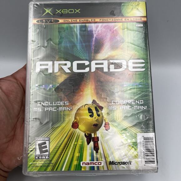 Xbox Arcade: Ms Pac-Man (Microsoft Xbox, 2004) MechAssault 2 Lone Wolf SEALED - Picture 8 of 9